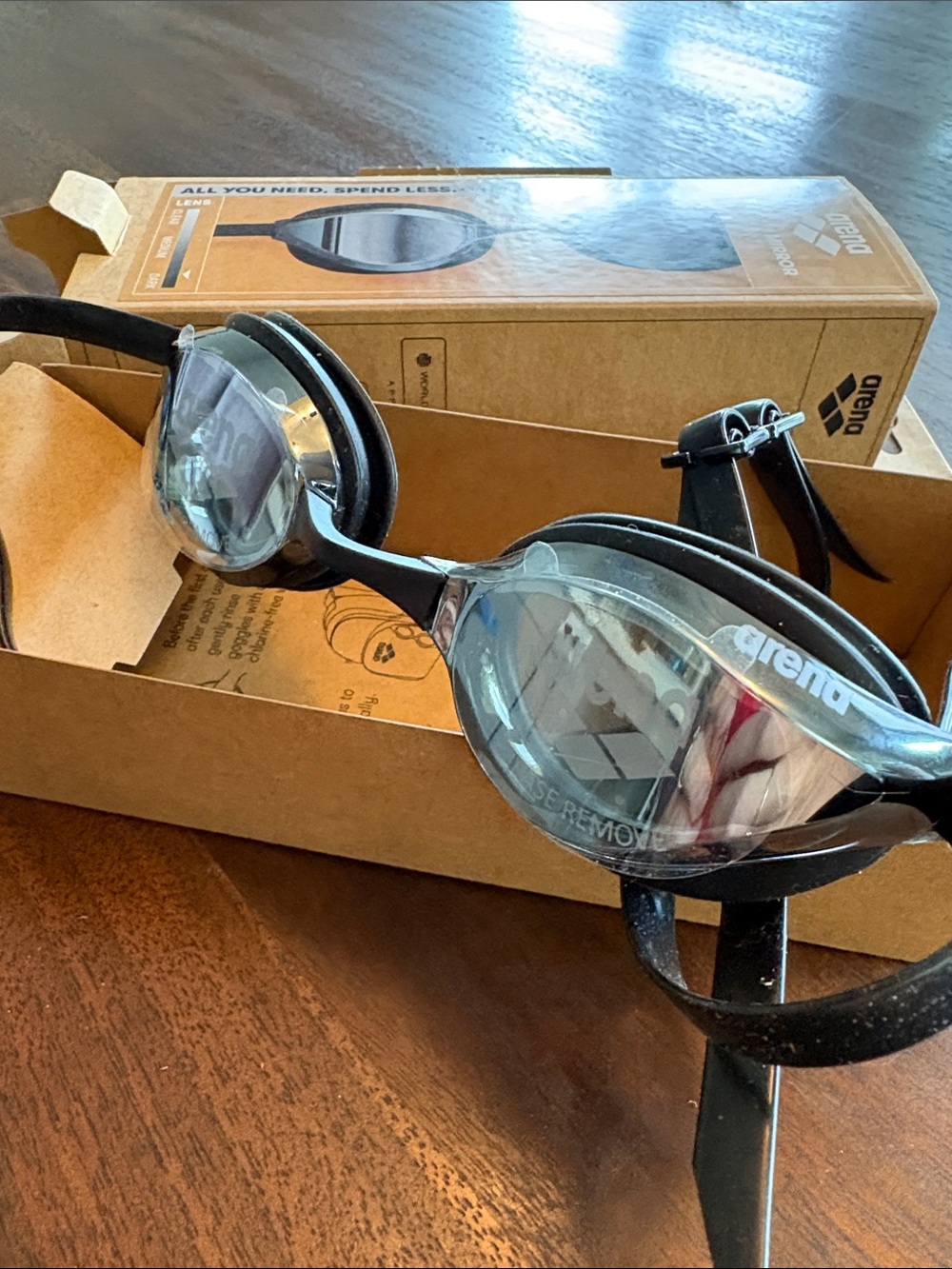 Arena Python Mirrored Goggles - Picture 2 of 2